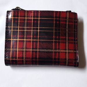 Patricia Nash Red and Black Plaid Wallet